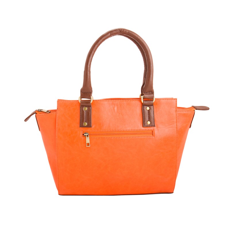 Ladies orange handbags outlet